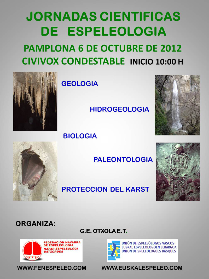 Jornadas Cient&iacute;ficas de Espeleolog&iacute;a